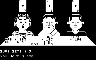 Commodore PET - Bets Screen
