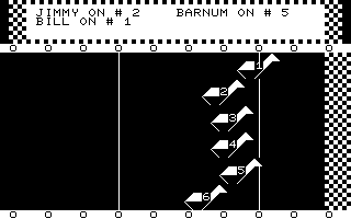 Commodore PET - Horserace Finish Line