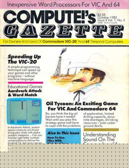 Compute Gazette - Issue 4 - October 1983 - Speeding Up the Vic-20 - Commodore VIC-20 64