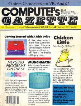 Compute Gazette - Issue 5 - November 1983 - Disk Drive - Merging Programs on the 64 - Commodore VIC-20 64