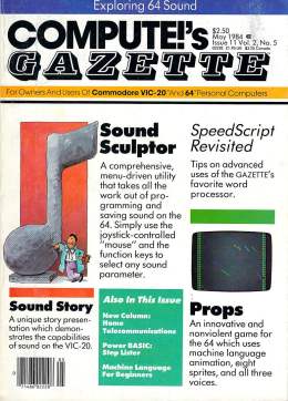 Compute Gazette - Issue 11 - May 1984 - Sound Sculptor - SpeedScript - Props - Commodore VIC-20 64