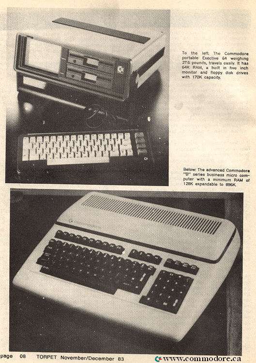 Commodore B128 & Commodore Executive 64