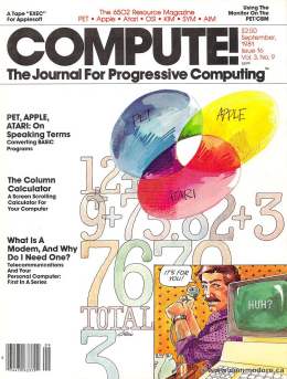 Compute! Magazine Issue #16 - September1981