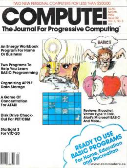 Compute! Magazine Issue #22 - March 1982