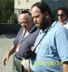 Jack Leonard and Gary Tramiel at a Jewish event in August of 1994
