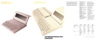 Commodore 64 LCD Laptop Brochure Including Comparison to Radio Shack 100 Epson PX-8 and NEC PC8401A